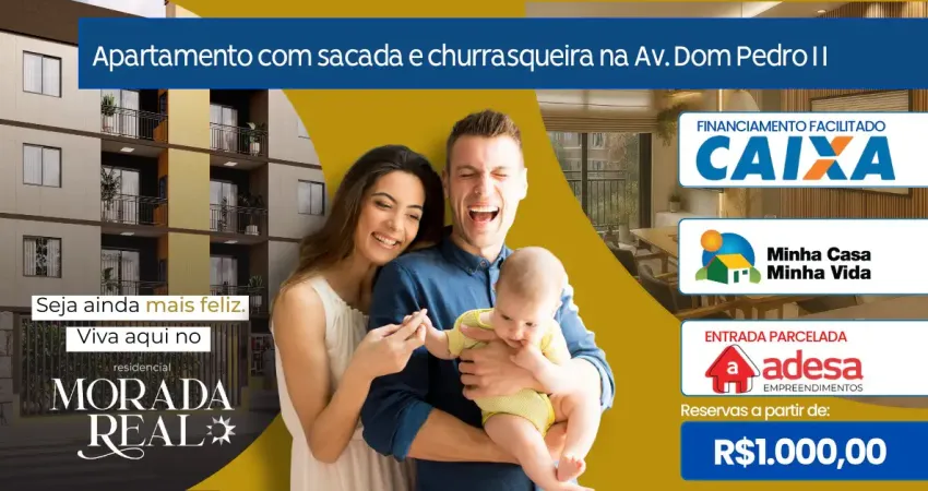 Apartamento com 2 quartos à venda na Avenida Dom Pedro II, 1337, Jardim Pinheiros, Quatro Barras