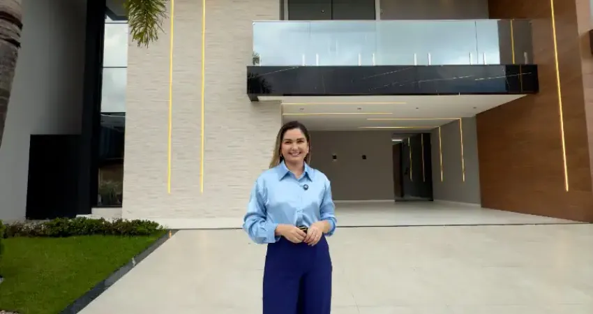 Linda casa a venda no condomínio jardins na modalidade porteira fechada