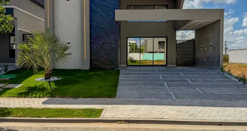 Casa plana no terras alphaville ceara, nova com piscina e nascente