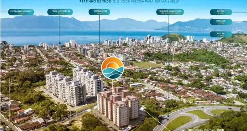 Apto 62m2  varanda gourmet riviera martim de sá  financia 90% pela caixa