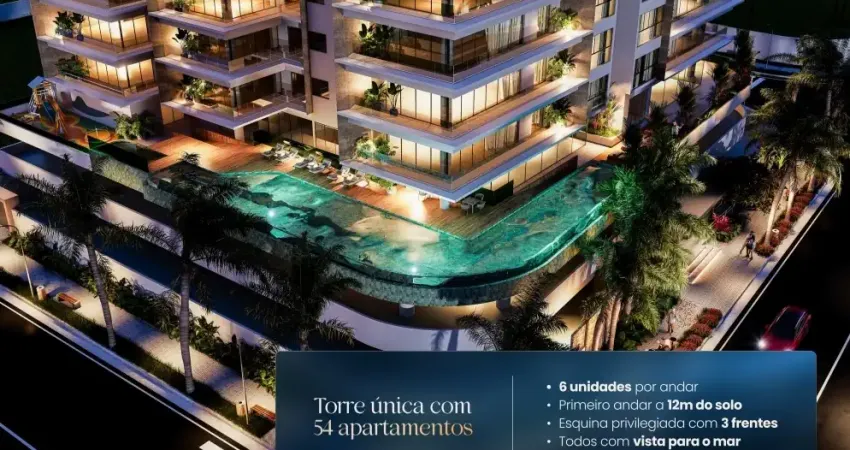 Apto  em obras 155m2 3 suítes frente mar massaguaçu caraguatatuba