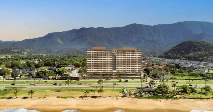 Apto alto padrao 2 dorm (1 suíte) frente total mar massaguaçu caraguatatuba