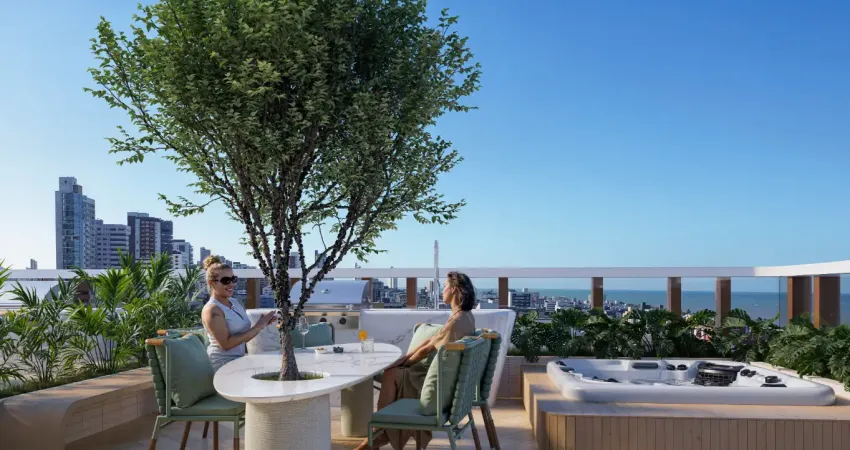 Studio moderno no uniq stay – cabo branco, joão pessoa alta rentabilidade | gestão hoteleira | entrega em dez/2028