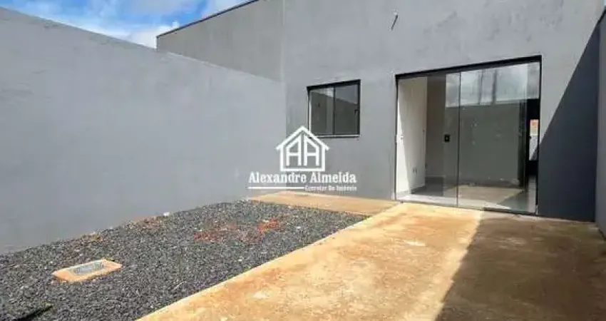 Oportunidade casa nova no jardim canaã com 2/4 um suite na melhor localização!