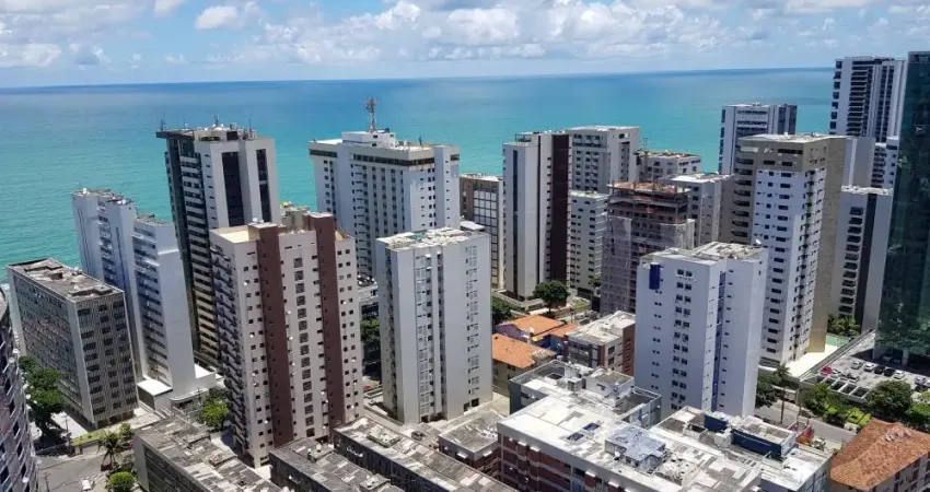 2 quartos mobiliado vista mar na conselheiro aguiar em boa viagem