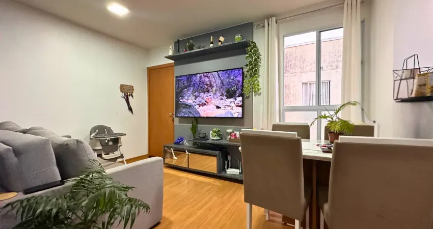 Apartamento 40m privativos - 2 dormitórios semi-mobiliado à venda - condomínio completo com piscina em serraria - são josé - r$266.000,00