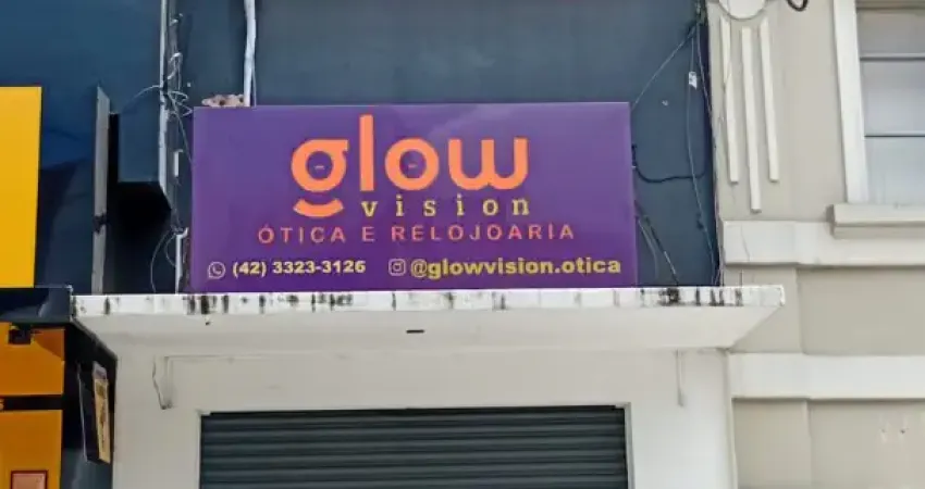 Loja comercial localizada na doutor colares, centro de ponta grossa - pr