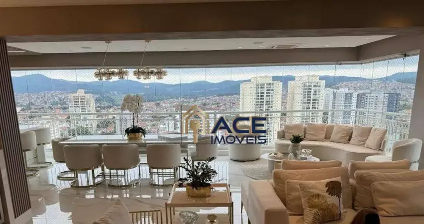 Cobertura com 3 quartos, sendo os 3 suítes, área útil de 360 m², à venda por r$ 7.999.999 - vila galvão - guarulhos/sp