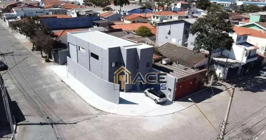 Galpão para alugar, 158 m² por r$ 8.130,00/mês - ponte grande - guarulhos/sp