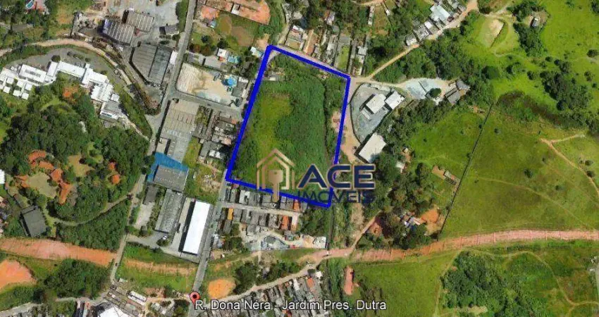 Área plana em zoneamento misto, 21500 m² à venda por r$ 18.275.000 - jardim presidente dutra - guarulhos/sp
