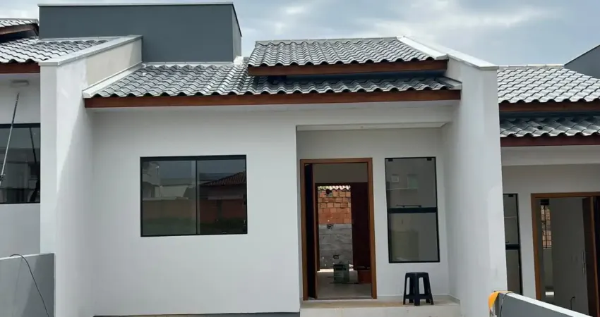 Casa gemina em içara bairro tereza cristina á venda financia pela caixa