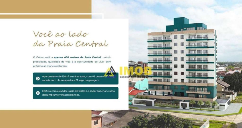 EDIFÍCIO GEHON- 3 QUARTOS CENTRO DE GUARATUBA