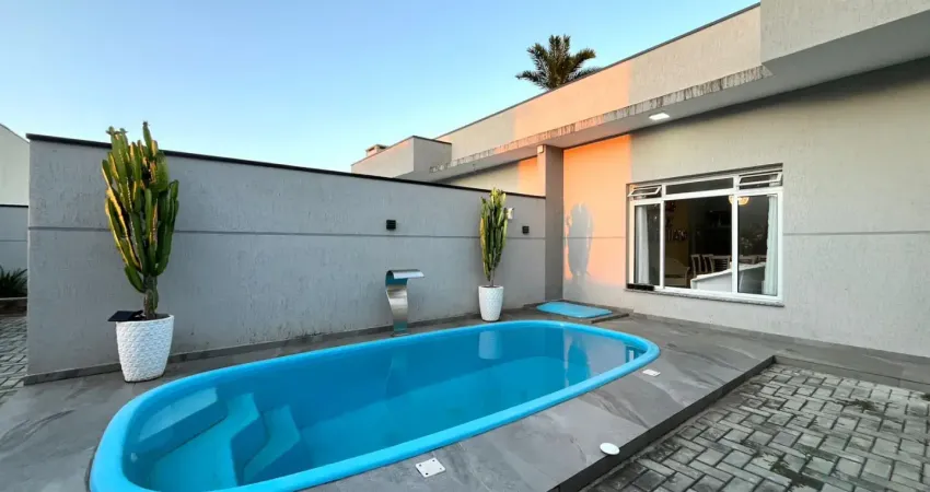 Casa 3 quartos com piscina no bairro brejatuba em guaratuba (temporada)