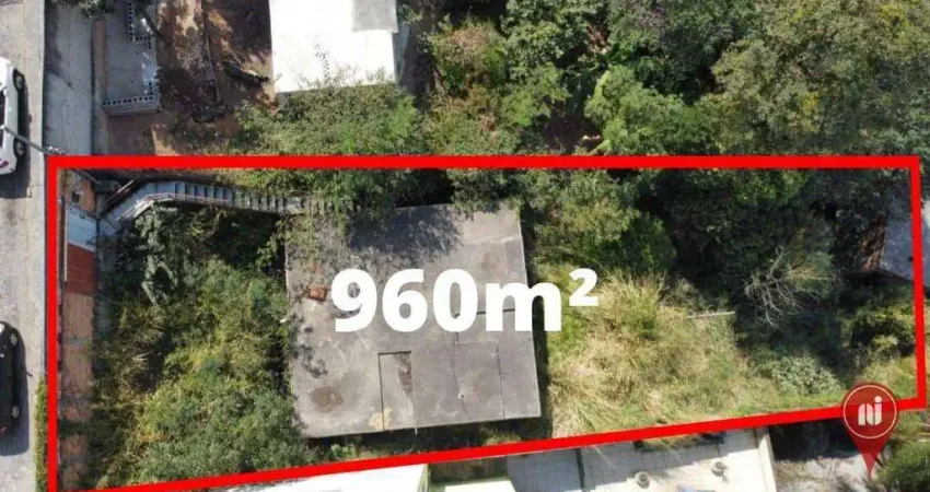 Terreno à venda, 960 m² por R$ 480.000,00 - Palmeiras - Belo Horizonte/MG