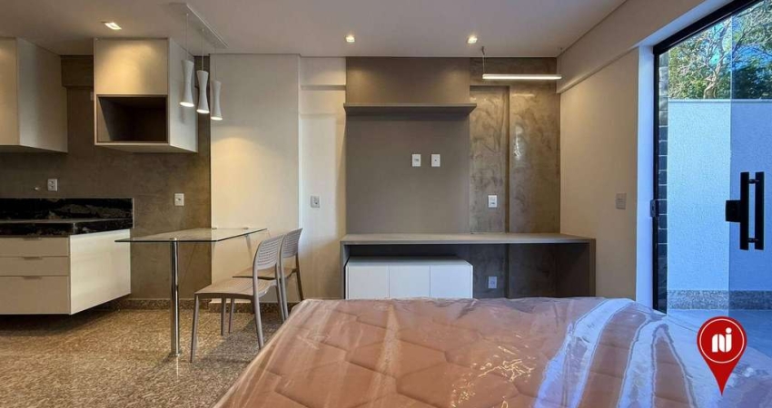 Flat com 1 dormitório à venda, 23 m² por R$ 400.000,00 - Buritis - Belo Horizonte/MG