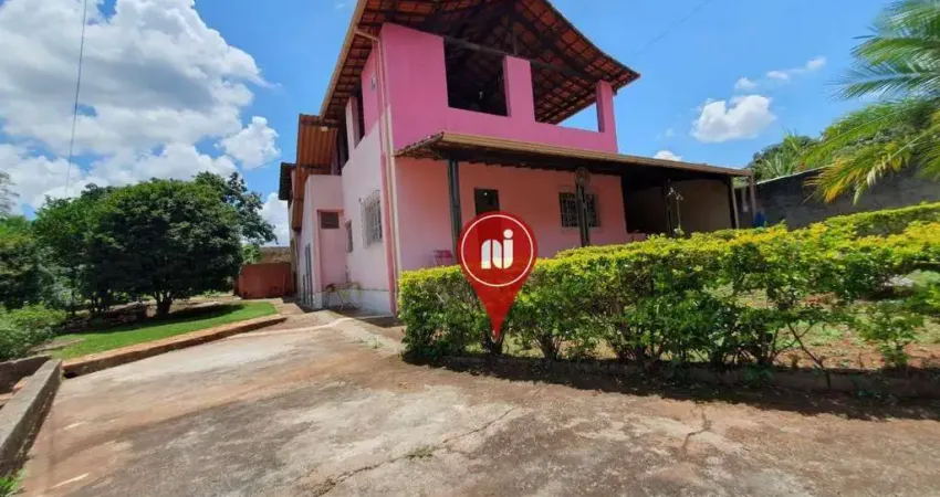 Sítio com 6 dormitórios para alugar, 1830 m² por r$ 2.800,00/mês - fecho do funil - mário campos/mg