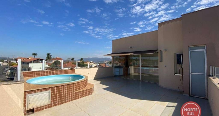 Cobertura com 3 dormitórios para alugar, 158 m² por R$ 3.808,00/mês - Bela Vista - Brumadinho/MG
