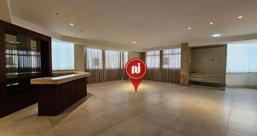 Apartamento semi-mobiliado com 3 dormitórios à venda, 180 m² por r$ 1.500.000 - santa lúcia - belo horizonte/mg