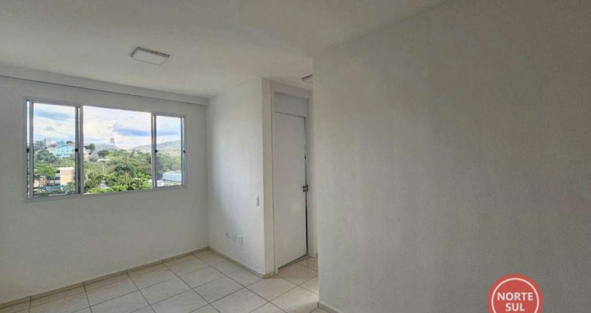 Apartamento com 2 dormitórios para alugar, 45 m² por R$ 2.520,00/mês - Palmeiras - Belo Horizonte/MG