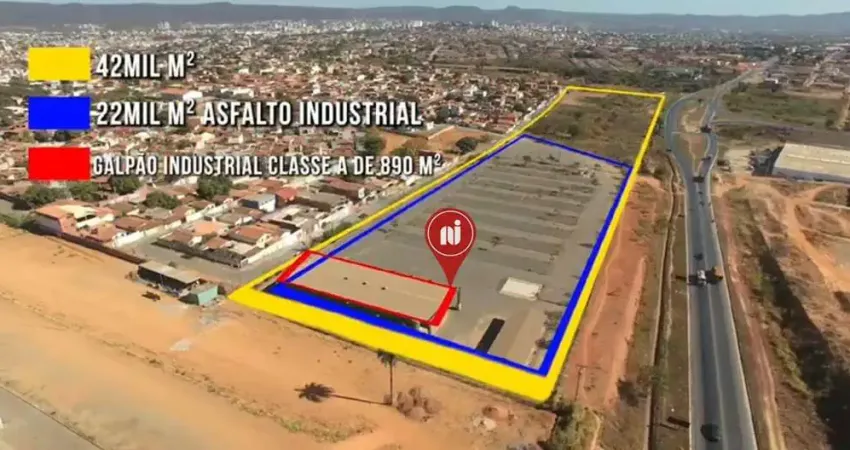 Área à venda, 42000 m² por r$ 10.408.000,00 - canelas - montes claros/mg
