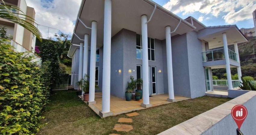 Casa com 4 dormitórios à venda, 412 m² por R$ 4.200.000,00 - Condomínio Vila Castela - Nova Lima/MG