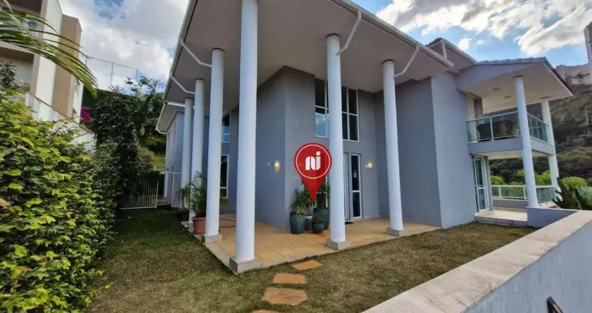 Casa com 4 dormitórios à venda, 412 m² por r$ 4.200.000,00 - condomínio vila castela - nova lima/mg