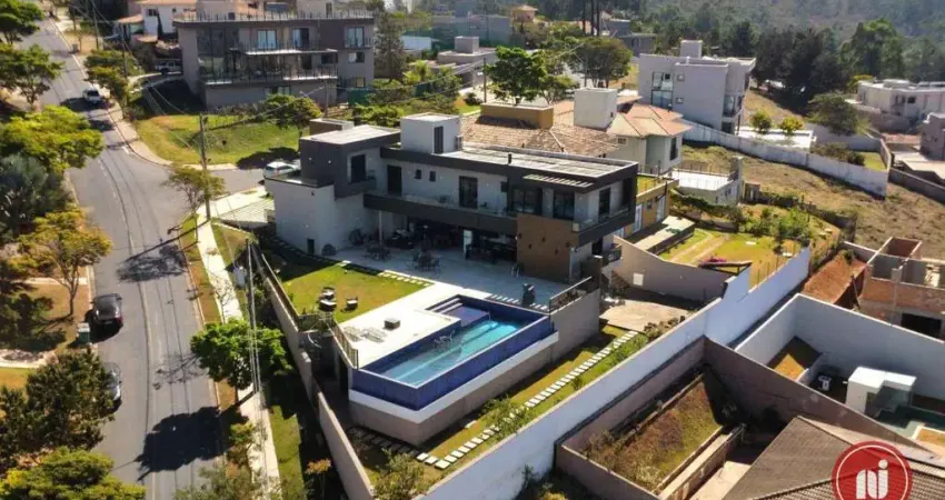 Casa com 5 dormitórios à venda, 550 m² por r$ 4.999.000,00 - alphaville - lagoa dos ingleses - nova lima/mg