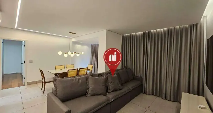 Apartamento com 3 dormitórios, 110 m² - venda por r$ 920.000,00 ou aluguel por r$ 12.240,00/mês - buritis - belo horizonte/mg