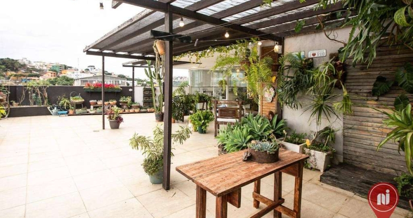 Apartamento Garden com 2 dormitórios à venda, 225 m² por R$ 750.000,00 - Palmeiras - Belo Horizonte/MG