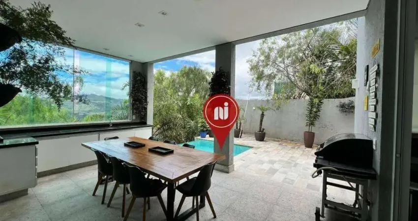Casa com 4 dormitórios à venda, 350 m² por r$ 3.600.000,00 - quintas do sol - nova lima/mg