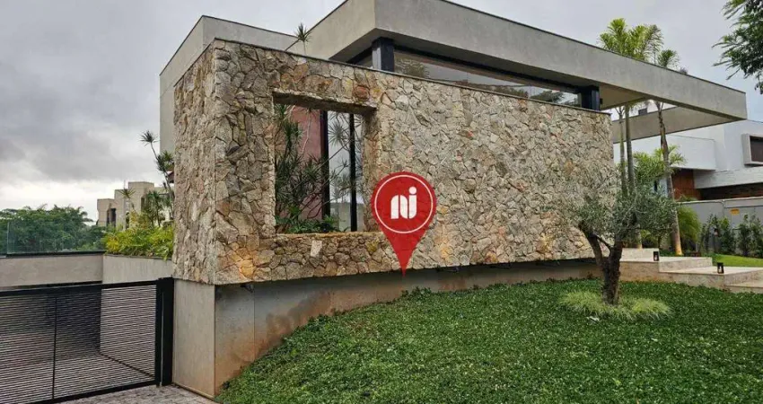 Casa com 5 dormitórios à venda, 1066 m² por r$ 15.500.000,00 - alphaville - lagoa dos ingleses - nova lima/mg