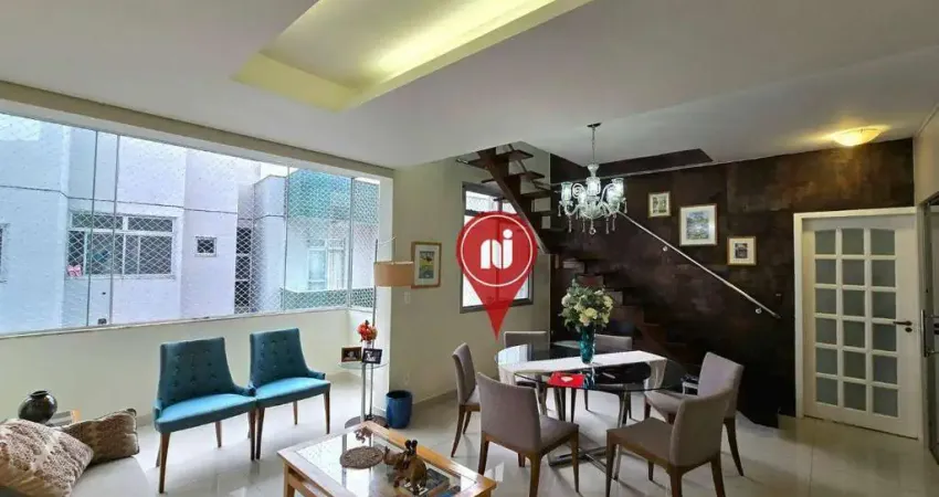 Cobertura com 3 dormitórios à venda, 200 m² por r$ 950.000,00 - estoril - belo horizonte/mg