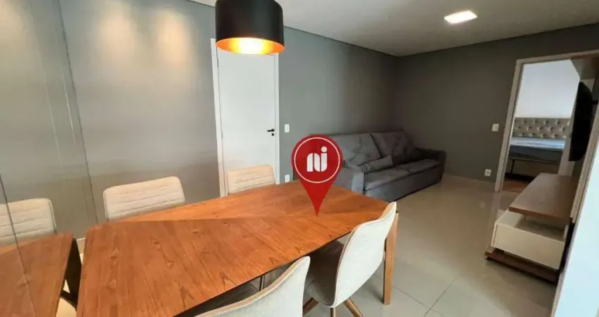 Apartamento com 1 dormitório para alugar, 52 m² por r$ 5.825,00/mês - vila da serra - nova lima/mg