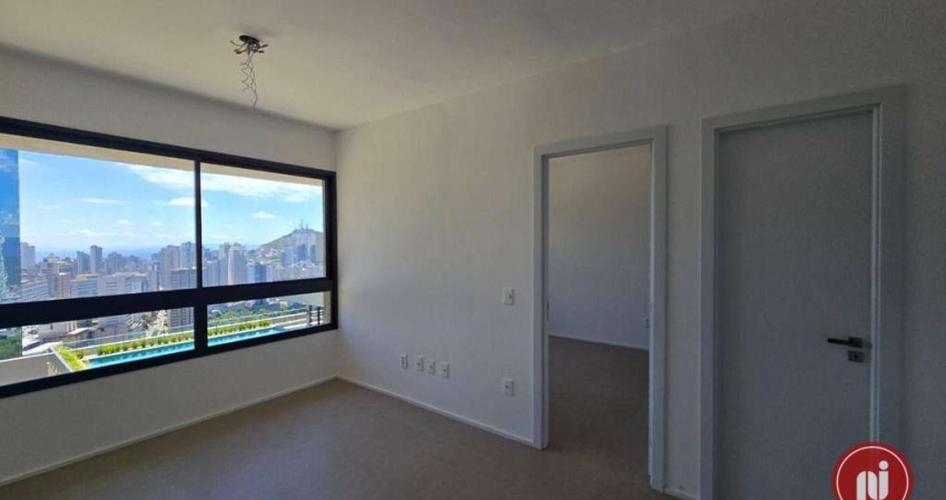 Apartamento com 1 dormitório para alugar, 44 m² por R$ 5.356,00/mês - Vila da Serra - Nova Lima/MG
