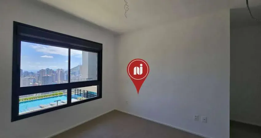 Apartamento com 1 dormitório para alugar, 44 m² por r$ 5.456,00/mês - vila da serra - nova lima/mg