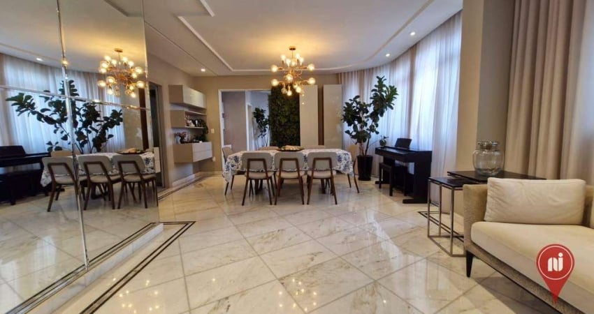 Apartamento com 4 dormitórios para alugar, 140 m² por R$ 8.426,00/mês - Buritis - Belo Horizonte/MG
