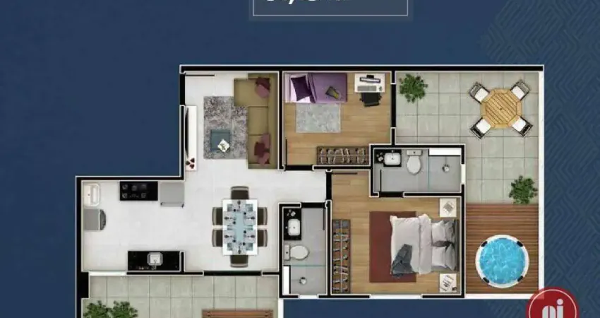 Apartamento Garden com 2 dormitórios à venda, 95 m² por R$ 606.310 - Alto Caiçaras - Belo Horizonte/MG