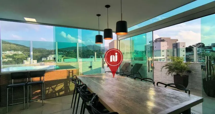 Cobertura com 3 dormitórios à venda, 157 m² por r$ 1.380.000,00 - buritis - belo horizonte/mg