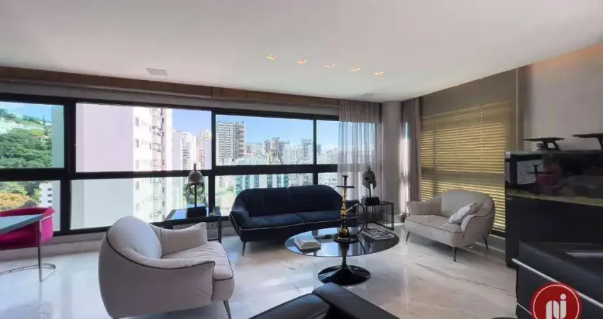 Apartamento com 3 dormitórios, 150 m² - venda por R$ 3.200.000,00 ou aluguel por R$ 21.111,00/mês - Anchieta - Belo Horizonte/MG