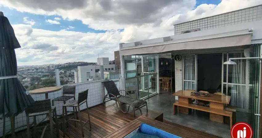 Cobertura com 2 dormitórios à venda, 135 m² por R$ 1.299.000,00 - Buritis - Belo Horizonte/MG