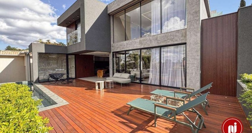 Casa com 5 dormitórios, 607 m² - venda por R$ 10.490.000,00 ou aluguel por R$ 46.458,33/mês - Alphaville - Lagoa dos Ingleses - Nova Lima/MG