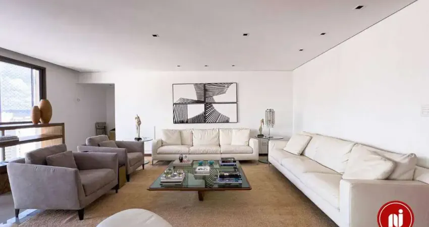 Apartamento com 4 dormitórios para alugar, 274 m² por R$ 21.509,00/mês - Vila da Serra - Nova Lima/MG