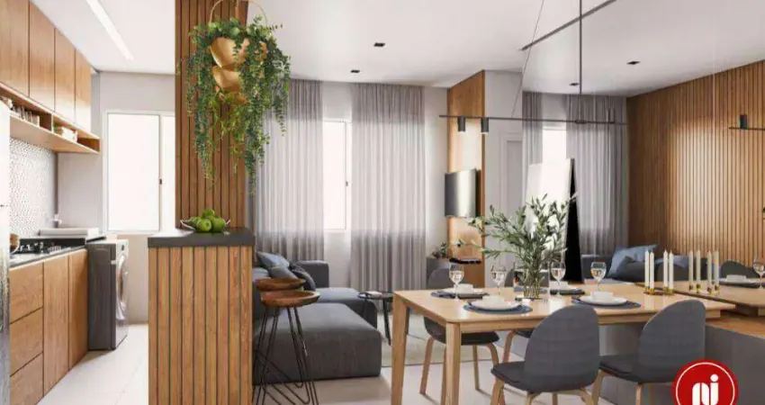 Apartamento com 2 dormitórios à venda, 56 m² por R$ 499.000,00 - Buritis - Belo Horizonte/MG