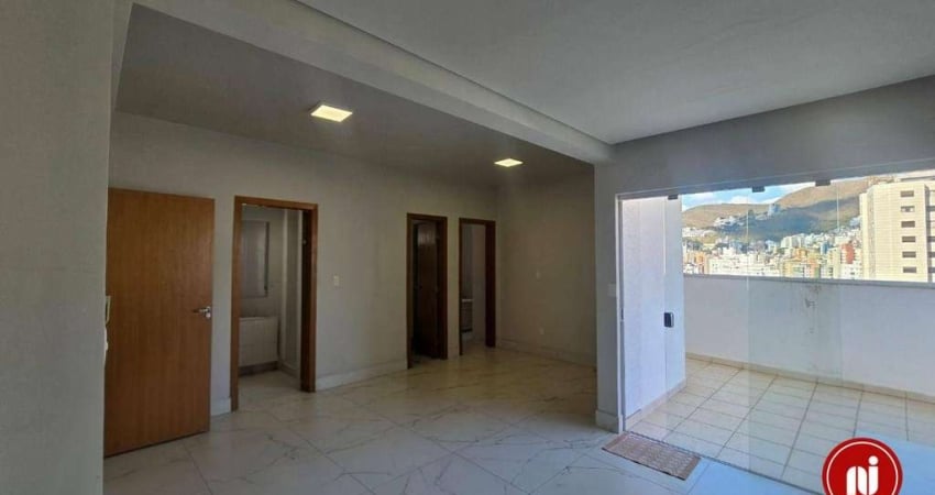 Cobertura com 2 dormitórios para alugar, 92 m² por R$ 3.341/mês - Buritis - Belo Horizonte/MG