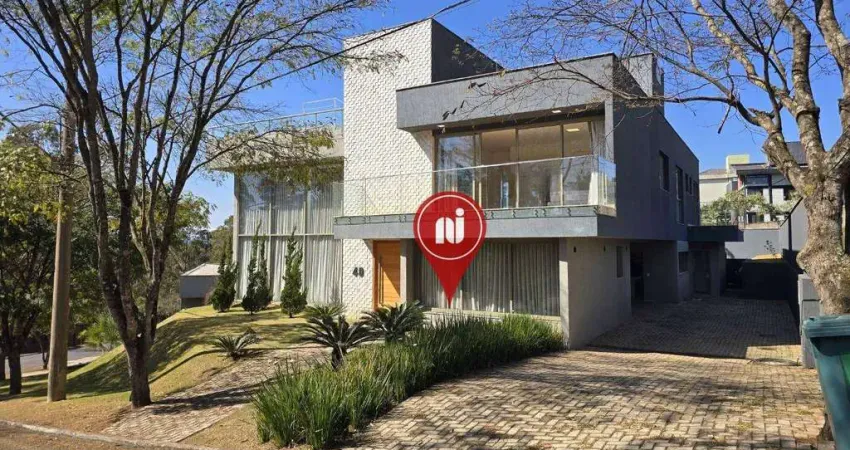 Casa com 4 dormitórios, 470 m² - venda por r$ 4.300.000,00 ou aluguel por r$ 1.170.101,25/mês - alphaville - lagoa dos ingleses - nova lima/mg