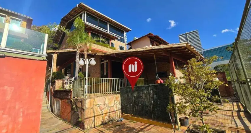 Casa com 6 dormitórios à venda, 620 m² por r$ 4.500.000,00 - santa lúcia - belo horizonte/mg