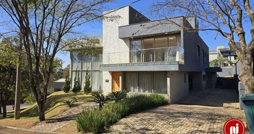 Casa com 4 dormitórios, 470 m² - venda por r$ 4.300.000,00 ou aluguel por r$ 1.170.101,25/mês - alphaville - lagoa dos ingleses - nova lima/mg