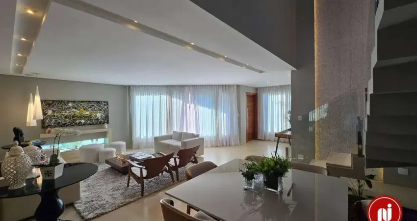 Casa com 5 dormitórios à venda, 380 m² por r$ 5.900.000,00 - buritis - belo horizonte/mg