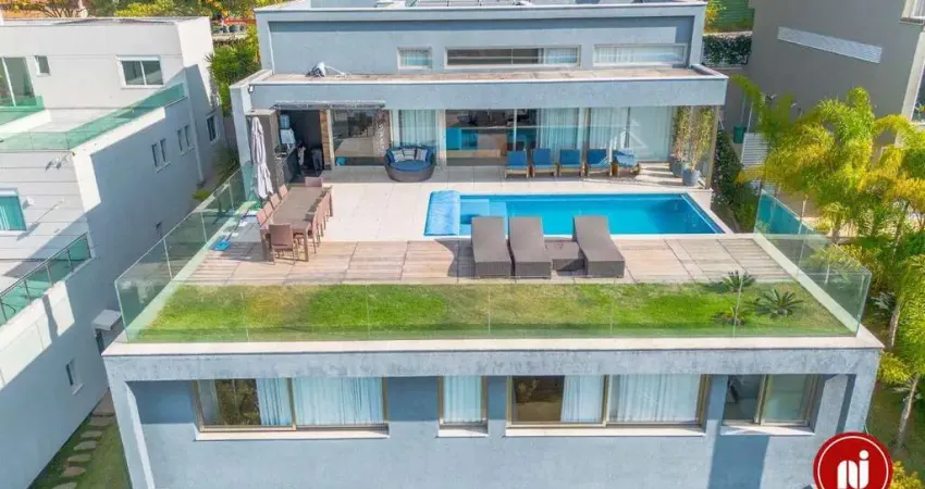 Casa com 4 suítes à venda, 520 m² por r$ 5.500.000 - vila alpina - nova lima/mg