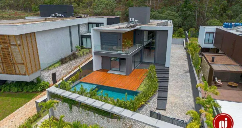 Casa com 4 dormitórios à venda, 401 m² por r$ 5.980.000,00 - alphaville - lagoa dos ingleses - nova lima/mg